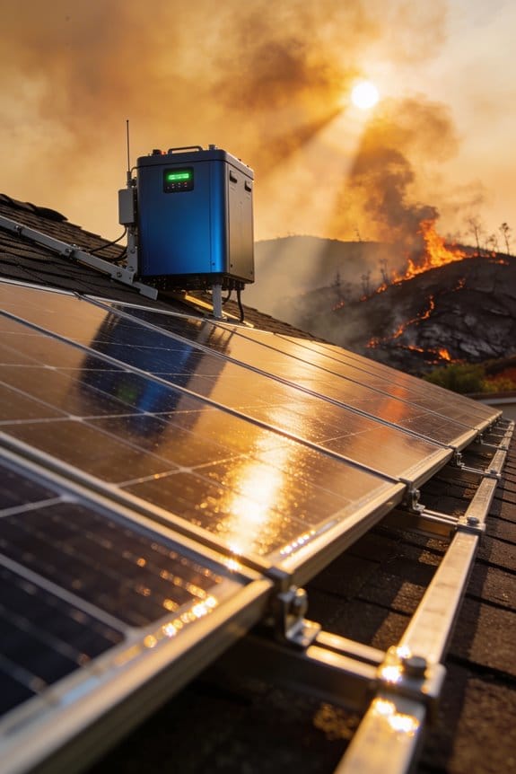 home backup during wildfires