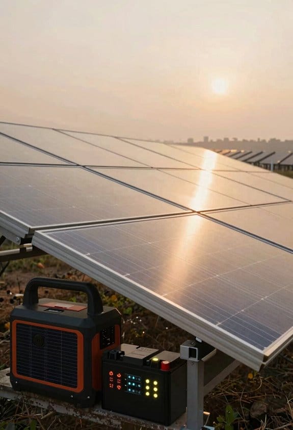 transported smoke reduces solar output